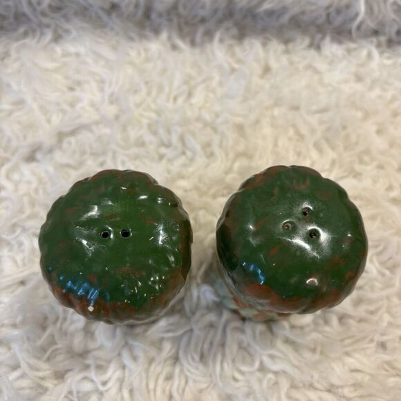 3 Vntg PC FERNANDA Wood 8” Pepper Grinder, Ceramic Asparagus Salt Pepper Shakers - Picture 8 of 10